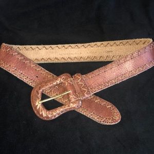 Another Line Leather Belt